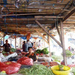 Backpacking-Indonesien-Markt