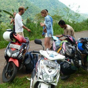 Backpacking-Indonesien-Rollertour