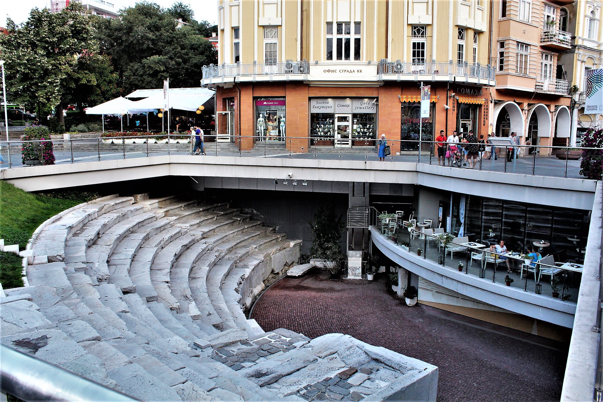 Das römische Stadion in Plovdiv