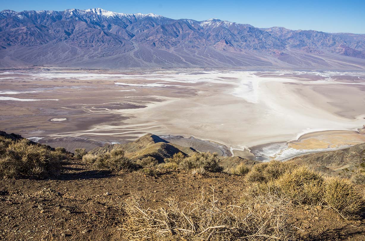 Death Valley-Nationalpark liegt in der Mojave-Wüste und ist der trockenste Nationalpark in den USA.
