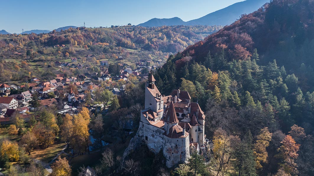 Draculas Castle in Transsilvanien, Rumänien