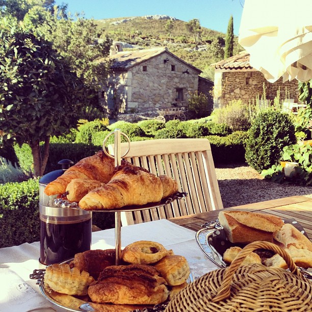 Croissants, Frankreich typische Küche