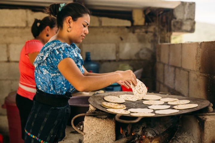 Typische Küche in Guatemala