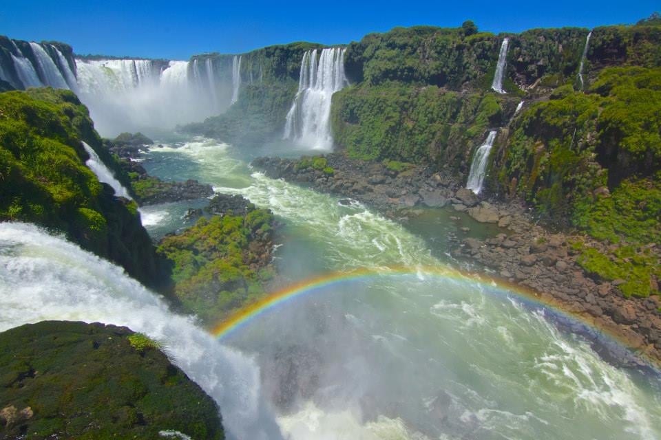 Backpacking in Argentina Iguazu Wasserfälle