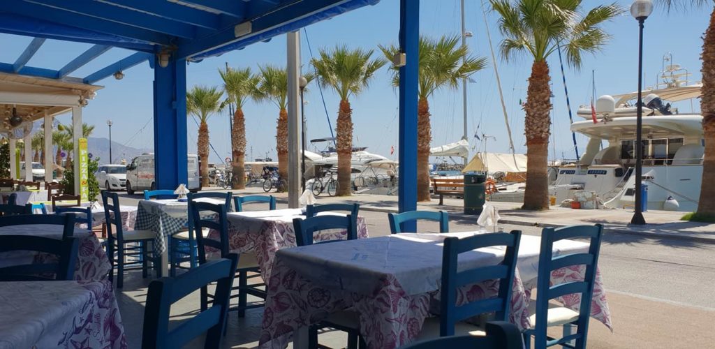 Backpackers in Kos, Griechenland