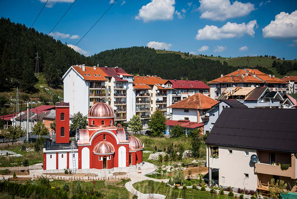 Kleinstadt in Kosovo
