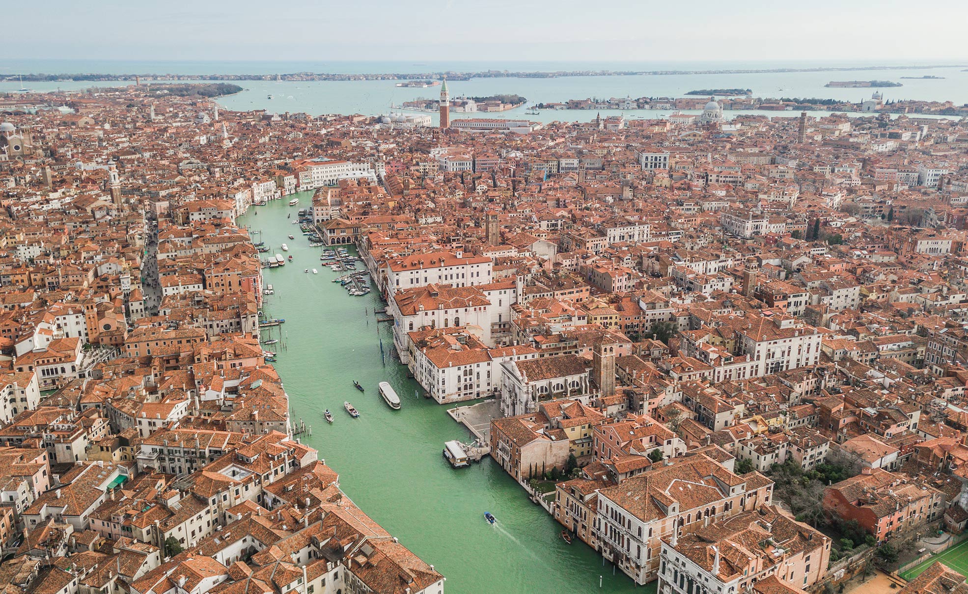 Luftbild von Venedig