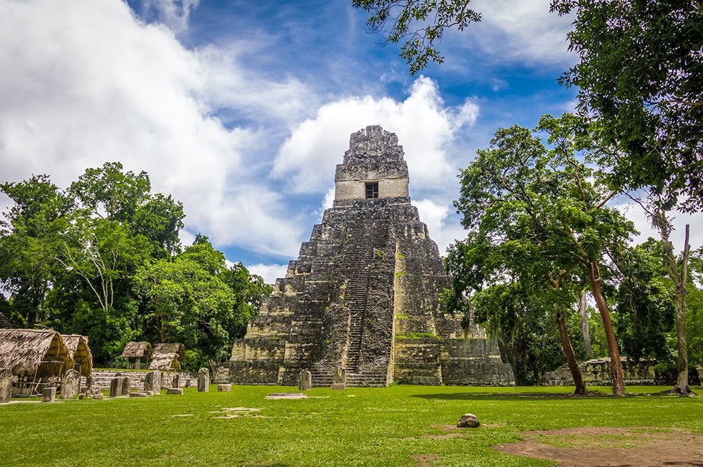 Maya-Tempel I (Gran Jaguar) im Tikal-Nationalpark - Guatemala