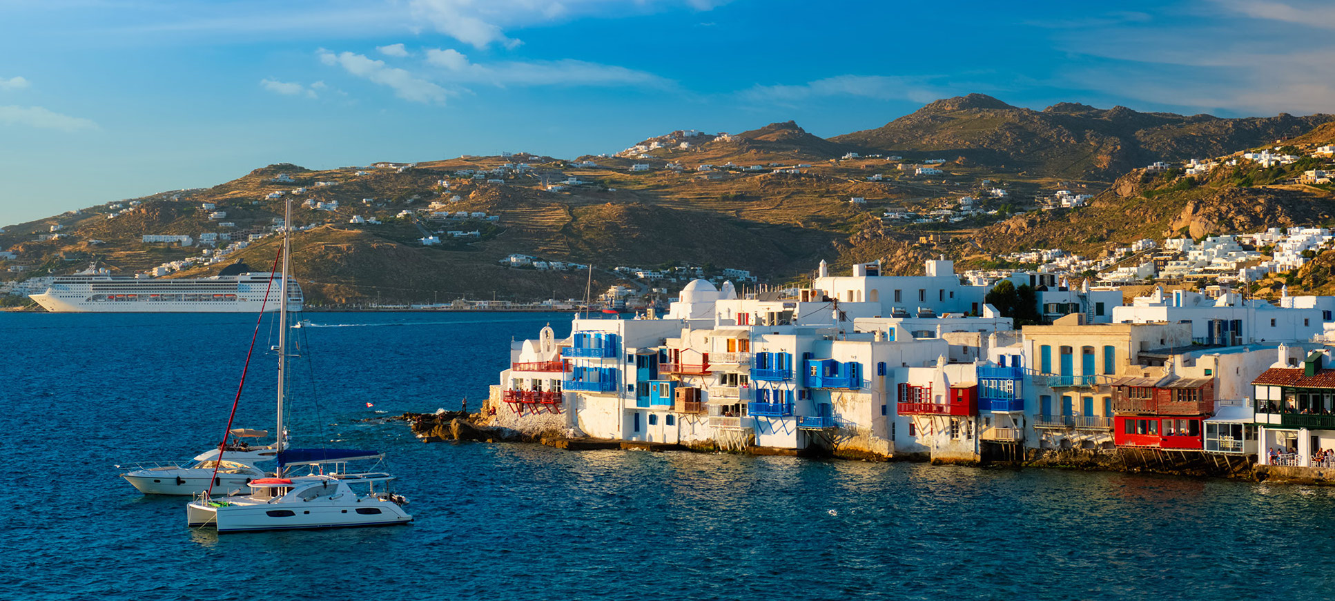 Mykonos Stadt in Griechenland