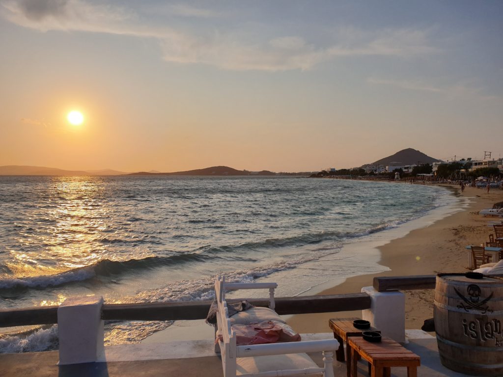 Der Strand von Agios Prokopios, Naxos