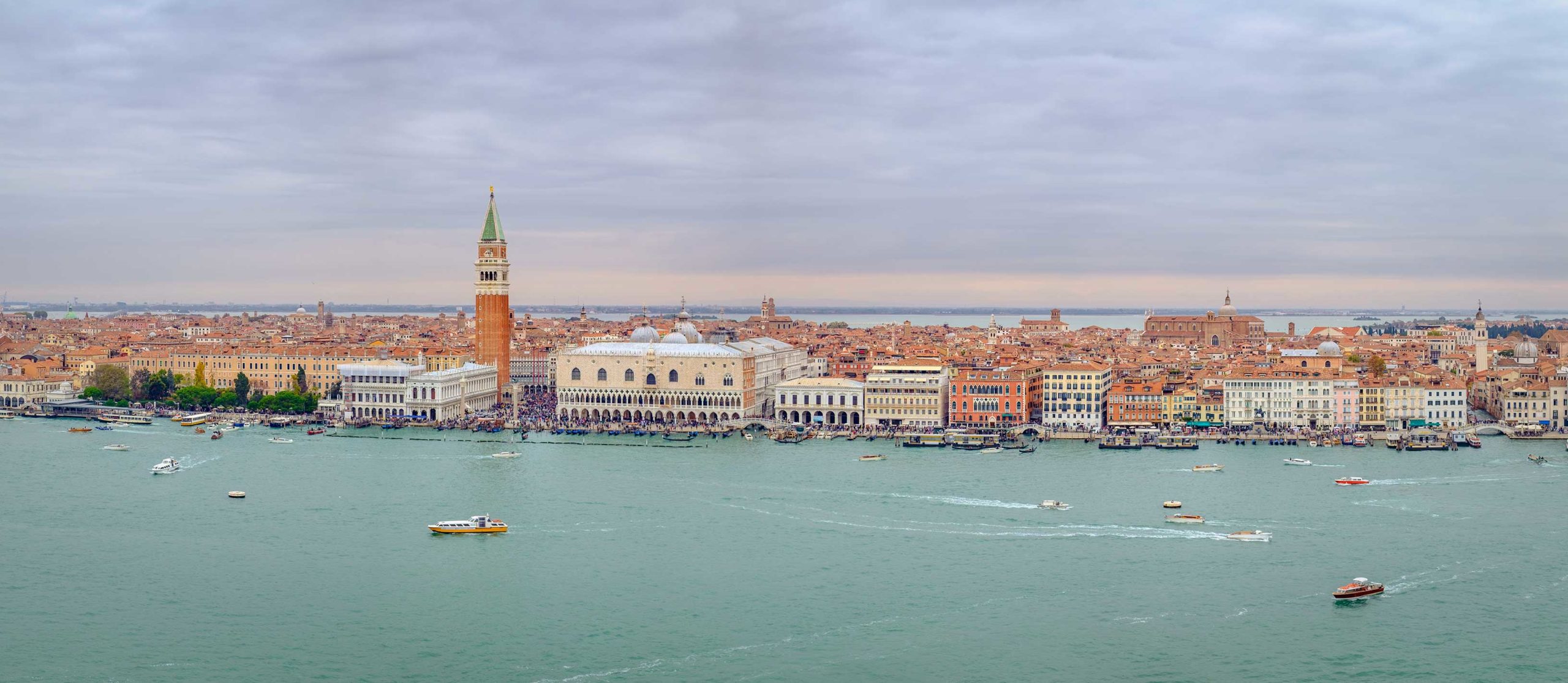 Panoramablick auf die Lagune von Venedig, Italien