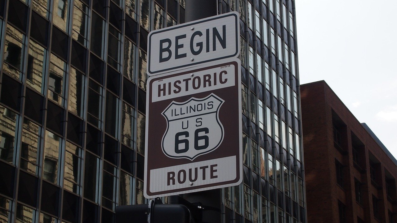 Begin von Route 66 in Illinois, Chicago