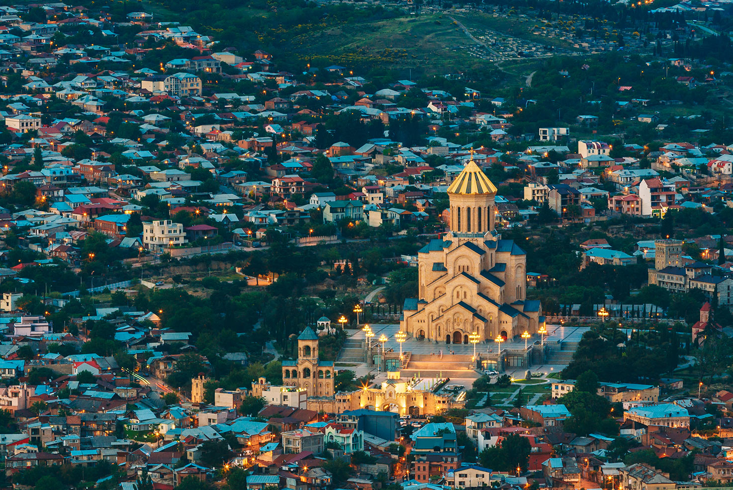 Sameba Kathedrale in Tiflis, Georgien