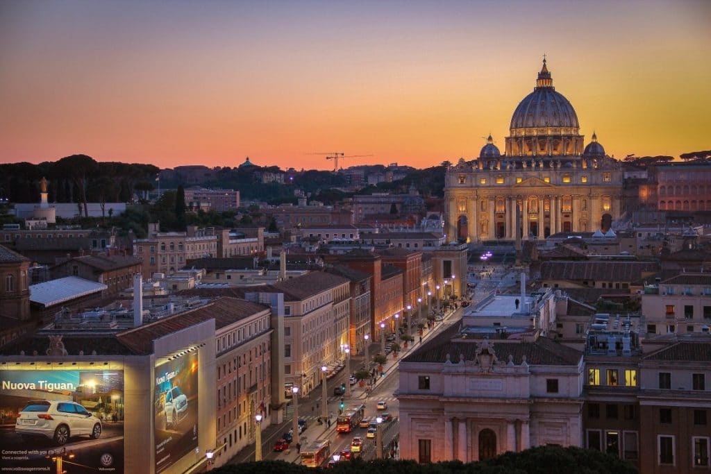 Einreise in Italien, Rome