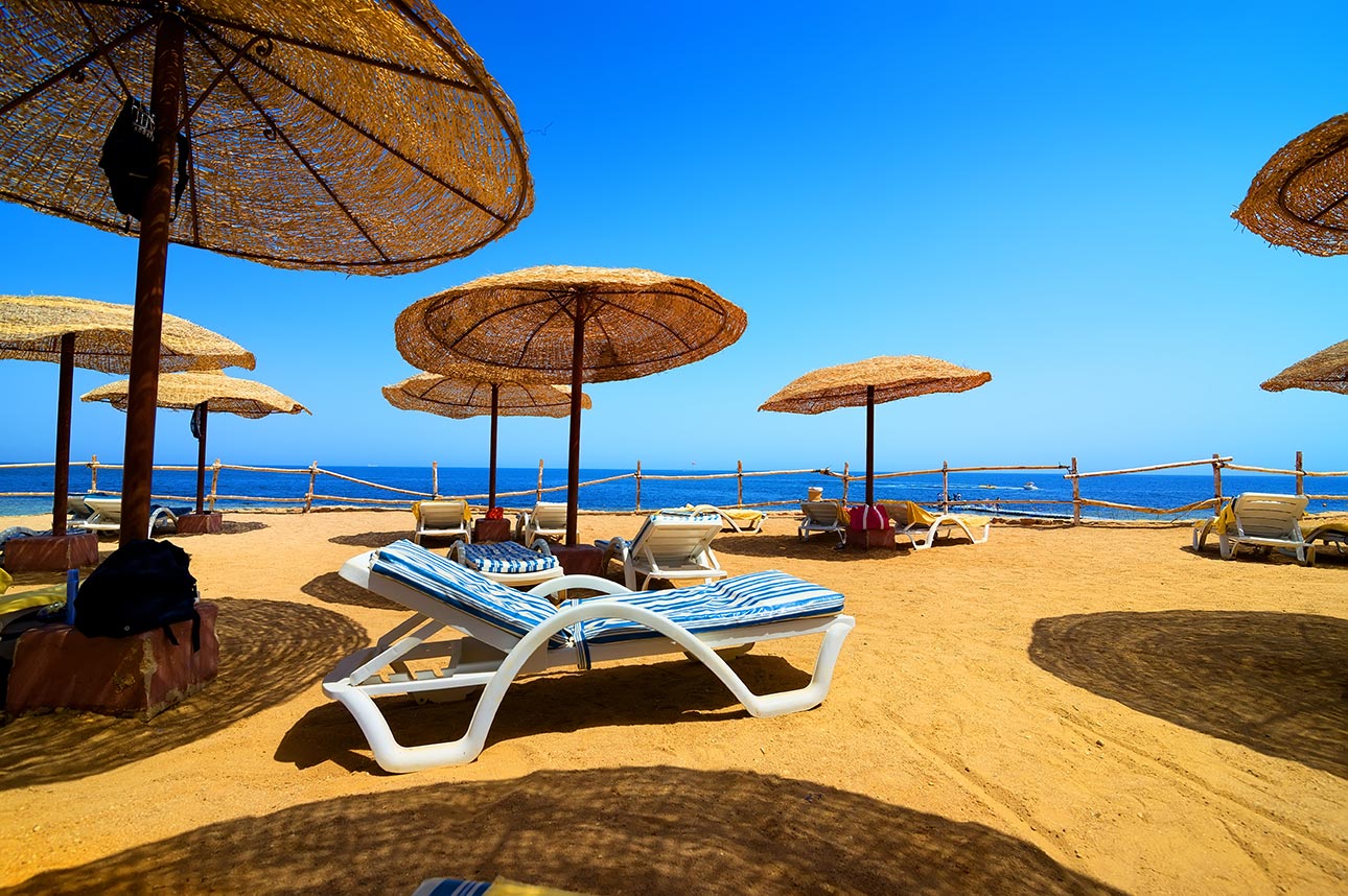 Sandstrand in Sharm El Sheikh