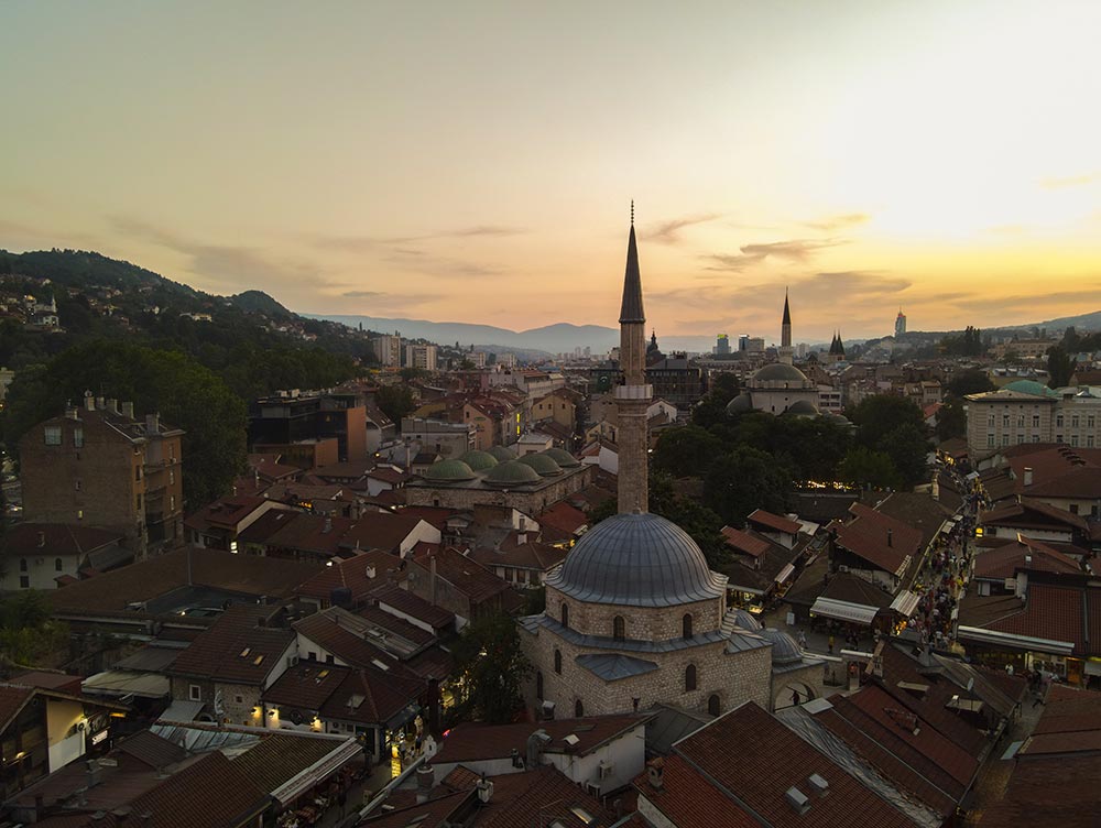 Sarajevo - die Hauptstadt von Bosnien und Herzegowina