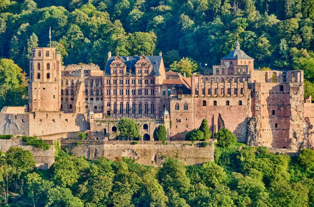 Schloss Heidelberg in Deutschland