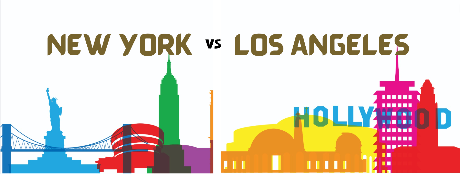 New York versus Los Angeles