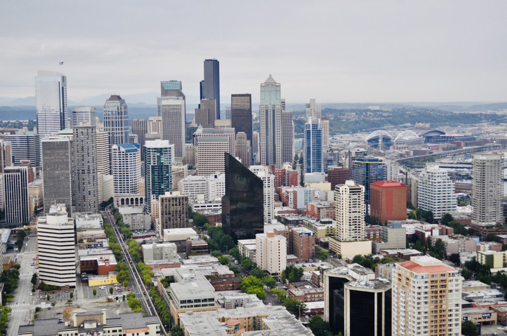 Seattle - die größte Stadt im Nordwesten der Vereinigten Staaten