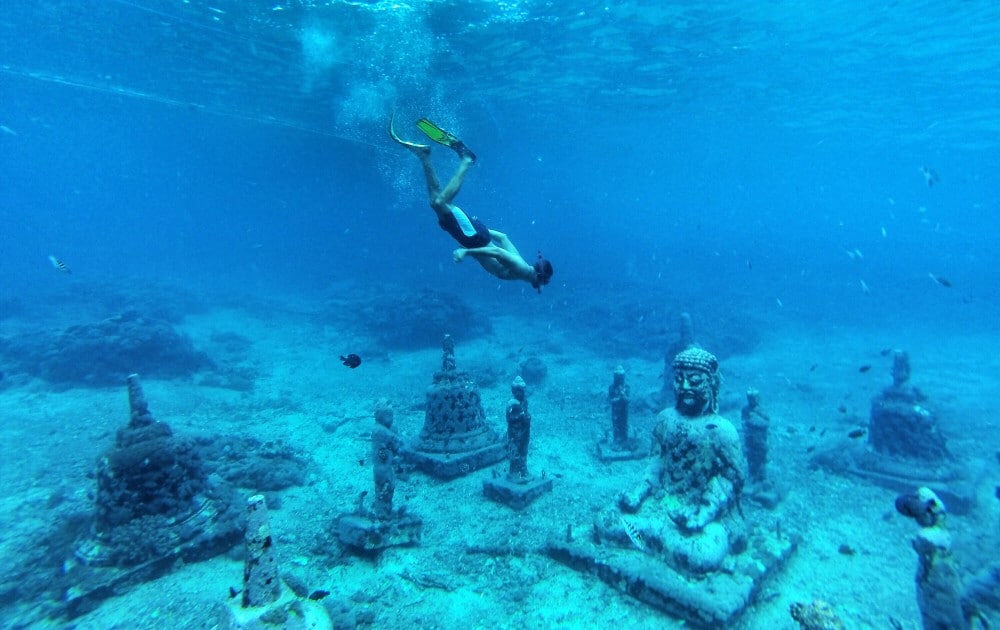 Snorkeling in Bali, Indonesien