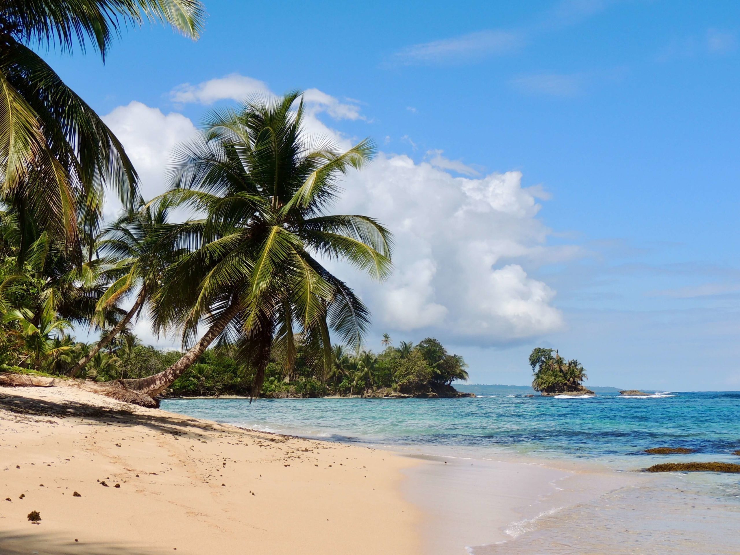 Strand auf Bocas del Toro in Panama