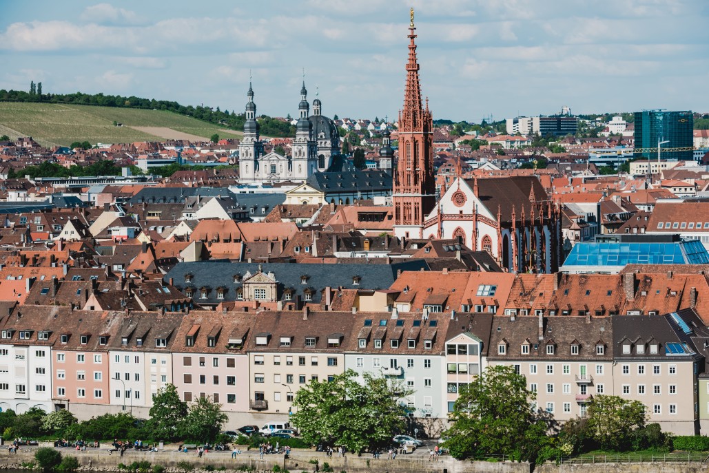 Blick über Würzburg