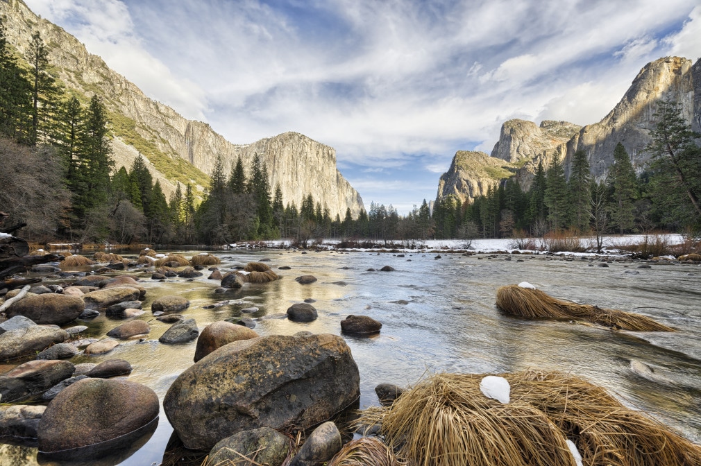 Im Westen des Nationalparks liegt das Yosemite Valley